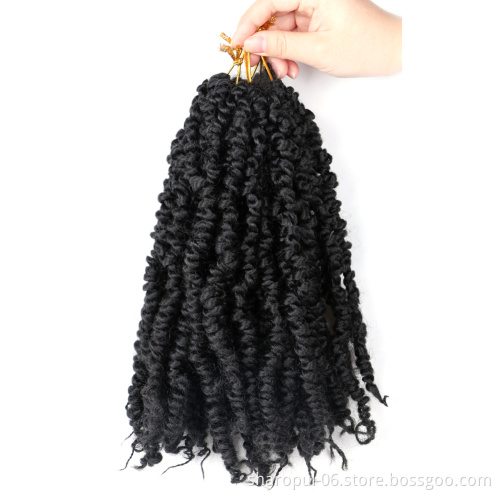 Passion twist hair short length 10inch 12strands passion twist crochet braiding hair
